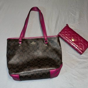 Coach Purse with matching wallet